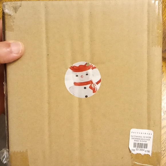 Pottery Barn Christmas Snowman Mug - Picture 6 of 7